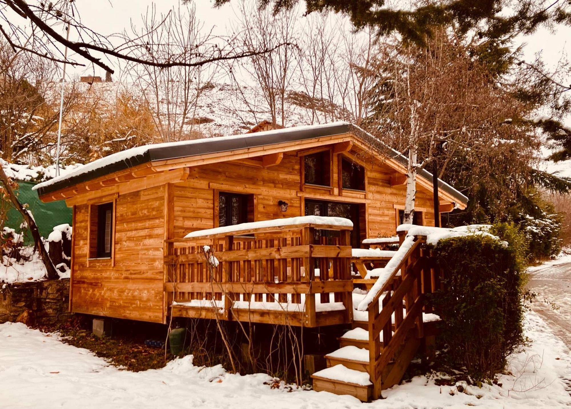 Camping L'Enclave Mobil-Home Estavar Exterior foto